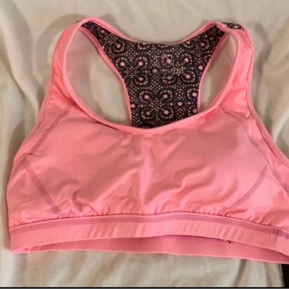 Pink Lotus Sports Bra - Picture 2 of 7